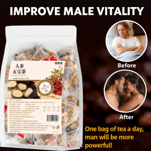 Ginseng Five Treasure Tea Men’s  Health Tea Triangle Tea Bags Stay Up Night Refreshing Health Tea Drink