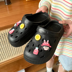 [Free Shipping] New Summer Couple Beach Sandals Breathable Perforated Design Thick-Soled Hollow-Out Style Suitable For Outdoor Wear WomenS Sandals