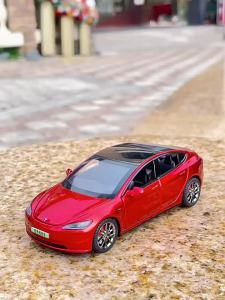 LEO 1:32 Tesla Model 3 Diecast Model Car Alloy Cars Toys Collection Gift For Kids Boy Girl