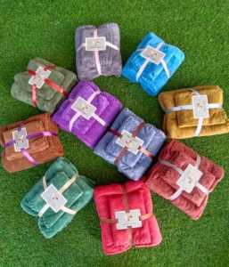 PROMO HANDUK SULTAN / HANDUK BERANAK / HANDUK TEBAL DAN HALUS / HANDUK 2 IN 1 140X70 CM DAN 70X35 CM