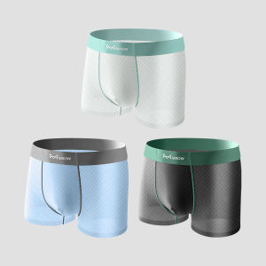 CMENIN  3Pcs New Nylon Men Underwear Man Boxer Underpants Comfortable Cuecas Mens Panties Bxoers Shorts M1281