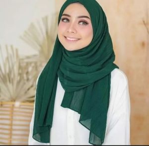 PASHMINA PLISKET LIDI BAHAN CERUTY/ KERUDUNG/ KERUDUNG PASHMINA PLISKET/ HIJAB PASHMINA DEWASA / KERUDUNG