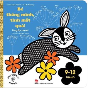 Sách đen trắng Phát triển IQ cho bé sơ sinh (lẻ tùy chọn cho bé từ 0-12 tháng) - Kim Đồng