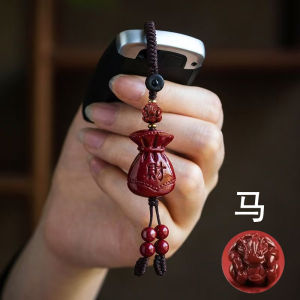 已开光 招财 新款十二生肖代代有财钥匙扣聚财钱袋子汽车挂件随身挂饰礼物 New Designs of The 12 Chinese Zodiac Keychains That Bring Wealth From Generation To Generation Money Bags Car Pendants and Portable Accessories As Gifts