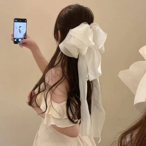 Klip Rambut Reben Panjang Extra Long Ribbon Hair Clip Oversized Bow Princess Hair Accessory for Women & Girls 🎀
