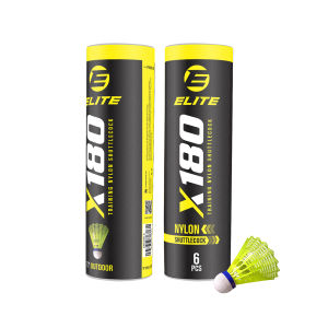 Elite X180 High-Durability Nylon Badminton Shuttlecocks – Precision Flight & Consistent Bounce
