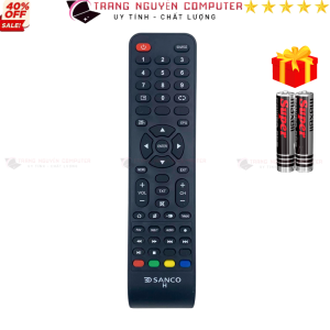 Remote điều khiển tivi SANCOH Mã 01 điều khiển TV SANCOH - Tặng kèm pin - Trang Nguyễn Computer
