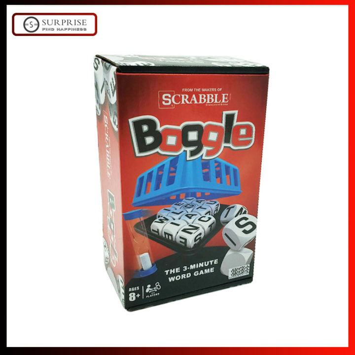 【Ready Stock】Board Game Scrabble Boggle The 3 Minute Word Search Game ...