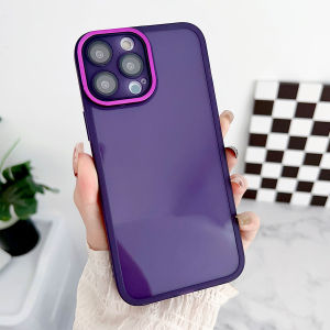 เคสโทรศัพท์มือถือซิลิโคนใส ป้องกันเลนส์กล้อง หรูหรา สําหรับ Samsung Galaxy S25 S24 S23 S20 S21 S22 FE Plus Ultra