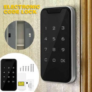 Electronic Cabinet Lock Zinc Alloy Smart Digital Password Keyless Lock Touch Keypad Electronic Wardrobe File Door Drawers Lock