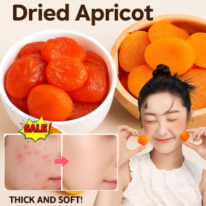 Sweet Sour Sugar-free Dried Apricots Natural Pitted Apricot Pulp Large Fruit Slices No Core Chewy Soft Nutritious Healthy Snack