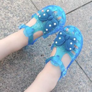 SANDAL JELLY POSSESION ANAK MINNIE MICKEY RIBBON ( SIZE 24 - 34 )