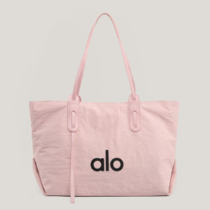 Soft Nylon Alo Large Capacity Tote Bag Summer Beach Travel Handbag For Women