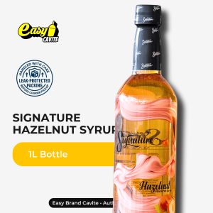 Easy Signature Hazelnut Syrup 1L - New Flavor for Coffee Frappe Milk Tea [On Hand / Fast Shi