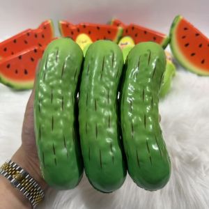 Cute Watermelon Squishy Fidget Kid Slow Rebound Decompression Toy Anti-Stress Slow Rising Fruit Soft Stress Relief Squeeze Toy