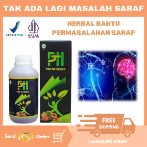 Obat saraf mata gigi otak herbal syaraf kejepit kaki kepala pinggang bokong tulang ekor