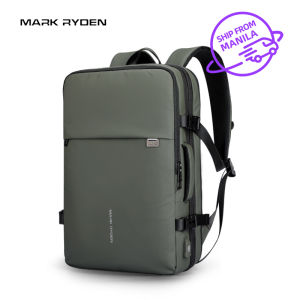 Mark Ryden Man Backpack Fit 17 inch Laptop USB Recharging Multi-layer Space Travel Male Bag Anti-thief backpack