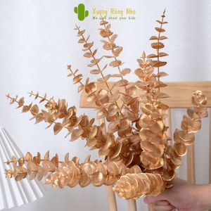 Cành Đào Đông Đỏ Cherry 6 Nhánh Dài 60cm Trang Trí Tết Decol Nhà Cửa Phòng Làm Việc Xương Rồng Nhỏ