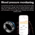 NORTH EDGE AI Health Analysis ECG Monitoring Smart Ring Blood pressure Blood oxygen Temperature 24-hour Health Monitoring Sleep Monitoring Work On Android IOS Systems Q520. 