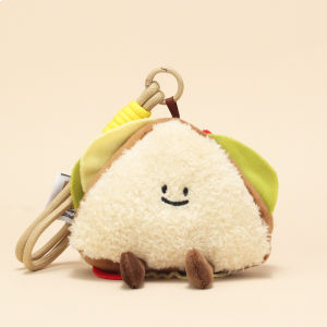 Jellycat Cute Food Plush Keychains Hamburger/Cake/Milk Tea/Matcha Soft Collectible Stuffed Toys for Kids Adults