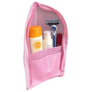 RERAT Waterproof PVC Cosmetic Bag Large Capacity Vertical Design Portable Beauty Case Multi-purpose Stand Up Womens Washbag Travel Storage