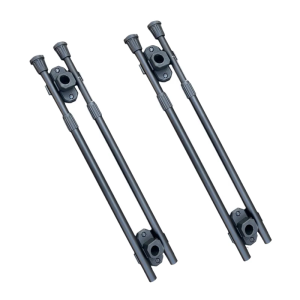 Extendable Camping Table Base with Nonslip Feet Nylon Aluminum Alloy Texture Telescopic Metal Table Legs for Table Desk