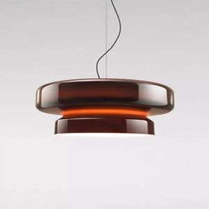 SXH SXH Designer Decoration French Bedroom Bedside Model Room Restaurant Creative Round Bar Glass Pendant Light