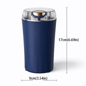 MIIQNUS Nhẹ Máy xay cà phê điện Dung lượng lớn Mài nhanh Máy xay hạt đậu Máy xay thực phẩm Hoạt động yên tĩnh Máy bột Bếp