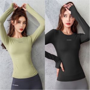 SUPERFLOWER Long Sleeves Skinny Exercise T-shirt Workout Running Jogging Training Quick-drying Yoga Tops