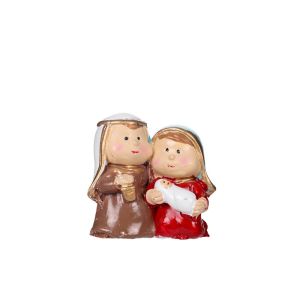 GAOSU Cute Holy Family Figurine Decorative Classic Christmas Manger Ornaments Durable Cartoon Jesus Christ Figurine