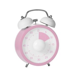 KECTTIO có chân đế Đồng hồ hẹn giờ trực quan 60 phút Khối lượng lớn Đồng hồ đếm ngược Đồng hồ báo thức Âm thanh lớn Đồng hồ hẹn giờ nấu ăn trong bếp Trẻ em và Người lớn