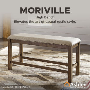 Ashley ม้านั่งยาว รุ่น MORIVILLE 123 High Bench
