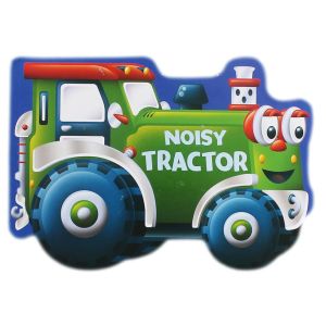 Noisy Tractor Story Book For Toddler Easy To Read Shaped Board Book (Hardcover)