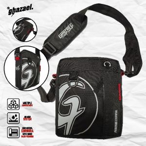 GHAZAEL - Slingbag / Tas selempang distro / Tas slempang PRIA DEWASA MULTIFUNGGSI ANTI AIR