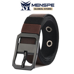 MENSPE Men Belt Outdoor Nylon Belt Double-sided Belt Nylon Waistband Youth Sports Canvas Pant Belt Simple Nice Waistband Nylon High Strength Adjustable Sports Belt