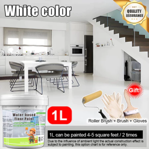🔥Wear-Resistant Waterproof 🔥3 in 1 Epoxy Floor Paint Wear-Resistant Epoxy Resin Floor Paint Water-Based Cement Wear-Resistant Waterproof Anti Slip For Warehouse Garage Factory