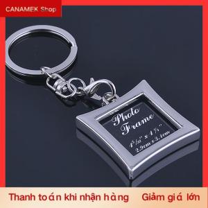 CS 1 chiếc móc chìa khóa khung ảnh trong suốt trong suốt sang trọng Móc chìa khóa