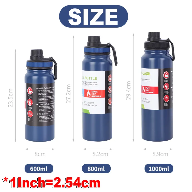 BUY 1 TAKE 1 600/800/1000ML Double Wall Hot And Cold Large Capacity  Insulated Vacuum Tumbler Portable water Bottle | Lazada PH