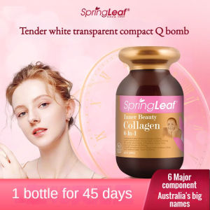 SpringLeaf Collagen 6-in-1 Capsules 90pcs  Firming Radiant and Bouncy Skin