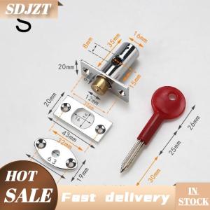 SDJZT Fire Door Escape Aisle Stainless Steel Pipe Lock Invisible 304 Mortise Door Lock Fireproof for Secure Emergency Exits