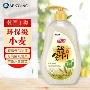 爱敬洗洁精洗涤剂灵食用级大桶洗碗液清新祛味家用泡沫蔬果清洁液