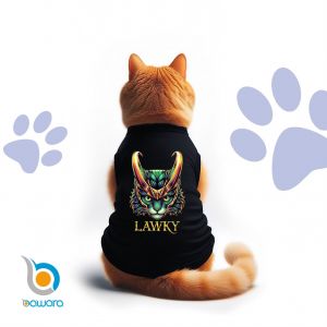 Baju Hewan Peliharaan Untuk Kucing Kelinci Anjing Monyet Motif Lawky Cat Bahan Adem Lucu dan Murah Wawoye Store