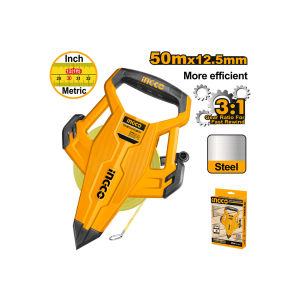 20-50m Thước cuộn kéo dây INGCO thước kéo cắm đất thước cuộn thép và sợi thuỷ tinh thước kéo đo đất HSMT8550 HFMT8250