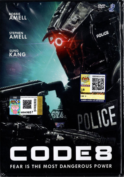 DVD English Live Action Movie Code 8 Fear Is The Most Dangerous Power ...
