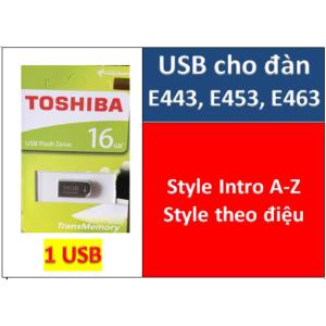 USB mini Sample đàn organ - style cho đàn organ E443 E453 E463