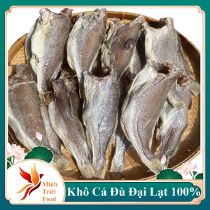Khô Cá Đù Lớn -Vị Lạt Không Mặn loại 10-14 con Siêu To Khổng Lồ- Đặc Sản Minh Triết