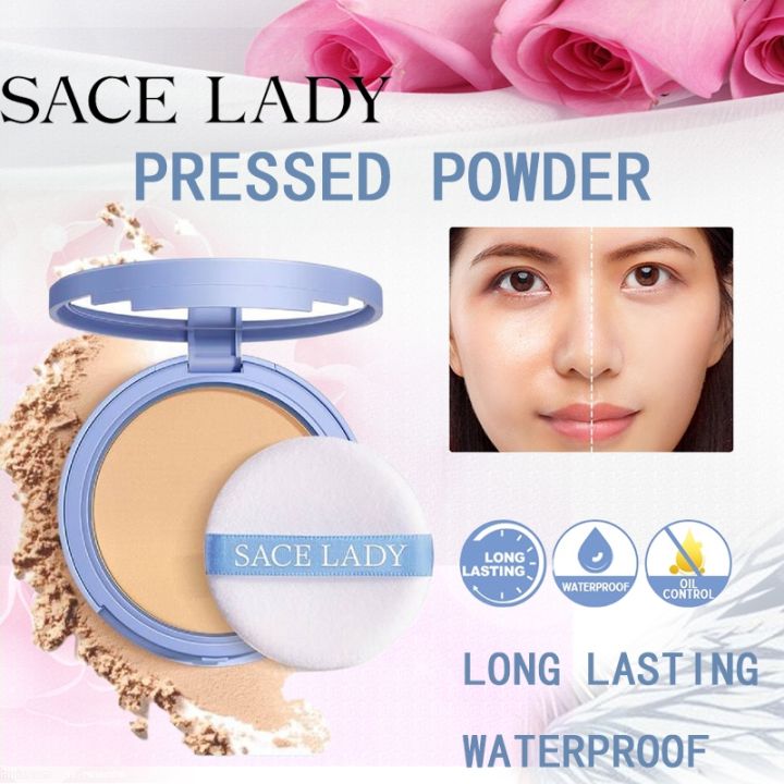 SACE LADY Oil Control Matte Face Powder Long Lasting Flawless Setting