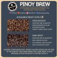 CLASSIC BARAKO Batangas Coffee Beans and Ground - Pinoy Brew 100% Liberica Beans. 