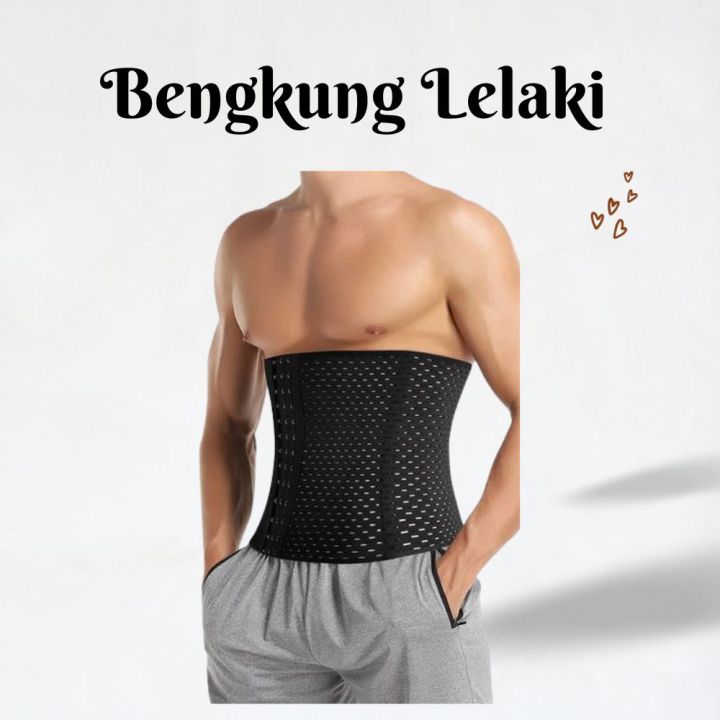 Bengkung Girdle High Elastic slimming belt men shapewear Men'S
