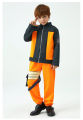 Children Uzumaki Cosplay Costume Kids Boy Naruto Orange Uniform Sets Anime Ninja Character Role Playing Clothes[No Headband]. 
